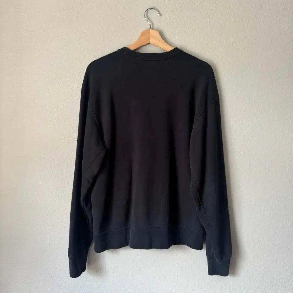 Jordan Jumpman Nike Black Embroidered Crewneck Sweatshirt Medium